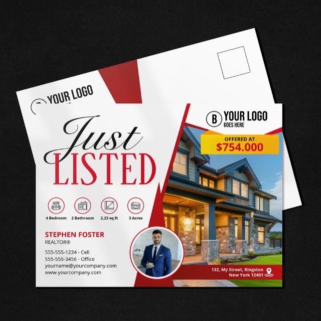 Postal Agente Inmobiliario Corredor Profesional Acaba de  (Subido por el creador)