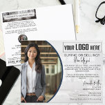Postal Agente inmobiliario del agente de corredores de lo<br><div class="desc">Aumente su estrategia de marketing inmobiliario con nuestra tarjeta postal del agente inmobiliario de Realtor con logotipo personalizado. Adaptada específicamente para el realzador discerniente, esta postal incorpora una estética elegante y de moda, con una marca caligráfica editable que añade un toque de sofisticación a sus esfuerzos de divulgación. El diseño...</div>