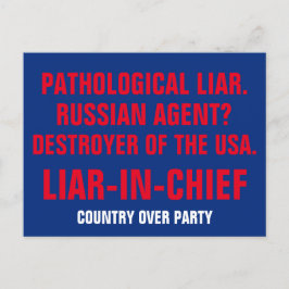 Postal Agente Ruso Patológico Liar-In-Chief
