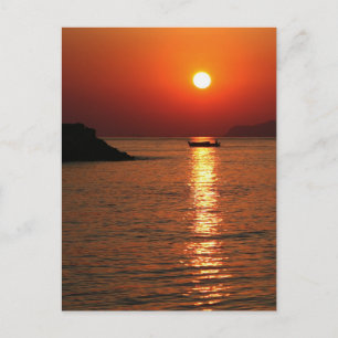 Postal Agios Nikolaos amanecer, Creta