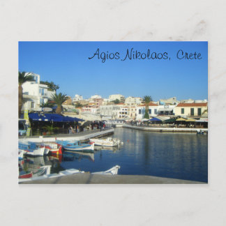 Postal Agios Nikolaos, Creta, Grecia