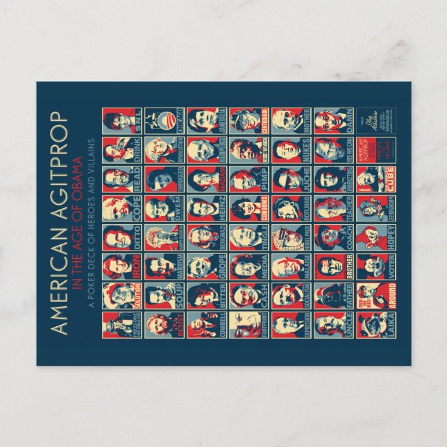 Postal Agitprop estadounidense en la era de Obama - posta (Anverso)