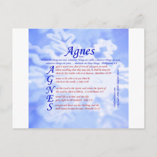 Postal Agnes Acrostic