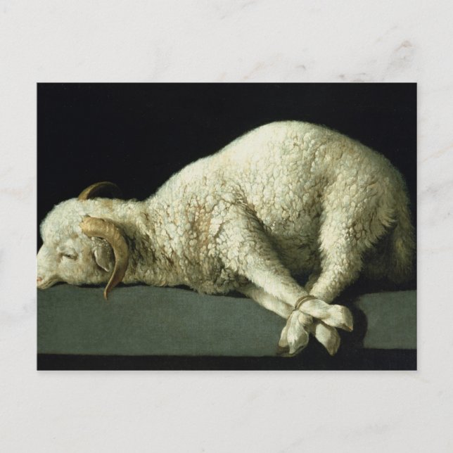 Postal Agnus Dei, c.1635-40 (Anverso)