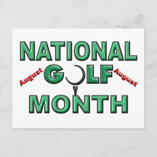 Postal Agosto - Mes Nacional del Golf
