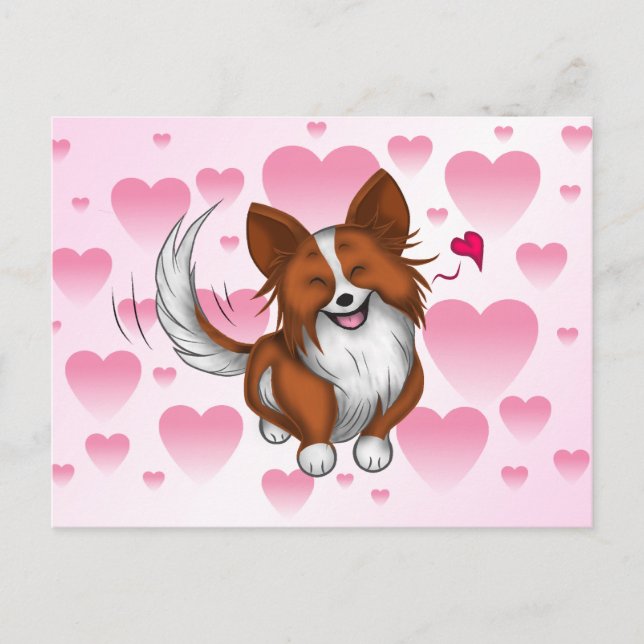 Postal Agradable Cachorro (Anverso)