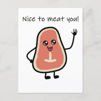 Postal Agradable carne que postas cruzar