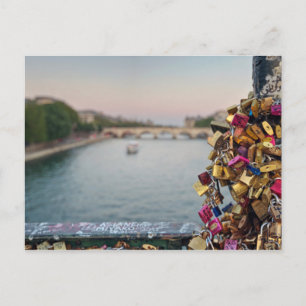 Postal Agradable cielo nocturno en París