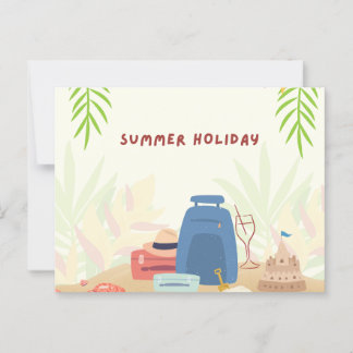 Postal Agradable temporada de vacaciones 🎉