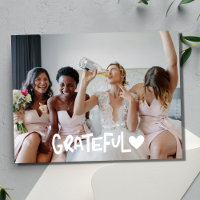 Agradecidas Bridesmaids Foto Blank Gracias