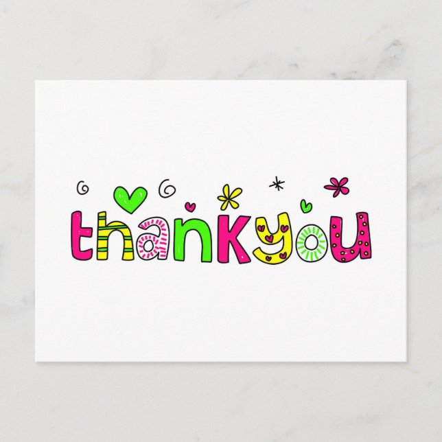 Postal agradecido (Anverso)