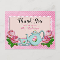 Agradecimiento a la ducha de novias al estilo de u