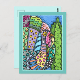 POSTAL AGRADECIMIENTO A TURQUÍA, OBSERVADORES DE PATCHWOR