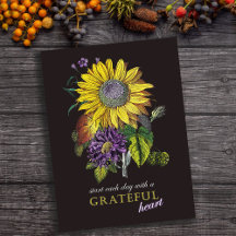 Agradecimiento de Acción de Gracias Floral de gira