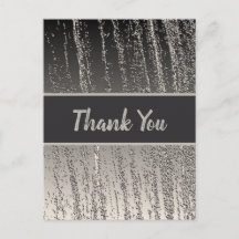 Agradecimiento de banda metálica Silver