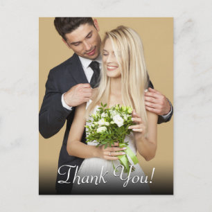 Postal Agradecimiento de Boda, Tu Foto y Mensaje