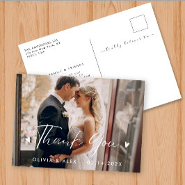 Postal Agradecimiento de Caligrafía