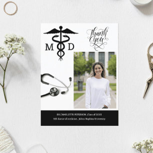 Postal Agradecimiento de la fiesta de graduación personal