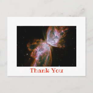 Postal Agradecimiento de la frontera fotográfica blanca