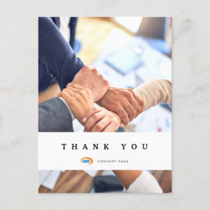Postal Agradecimiento empresarial personalizado