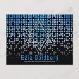 Postal Agradecimiento para el Bar Mitzvah del jugador de 