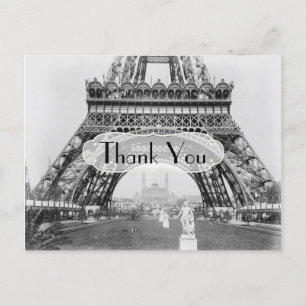Postal Agradecimiento Temático de París