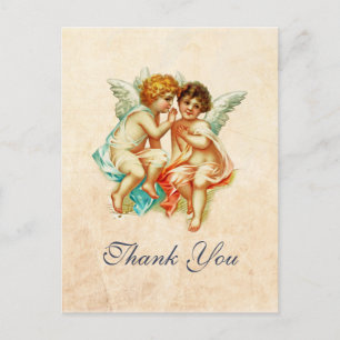 Postal Agradecimientos a los ángeles de Cherub antiguos