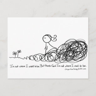 Postal Agradezca a dios que no soy donde era