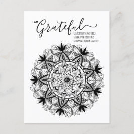 Postal Agradezco la afirmación y la intención de Mandala
