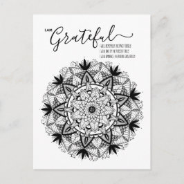 Postal Agradezco la afirmación y la intención de Mandala