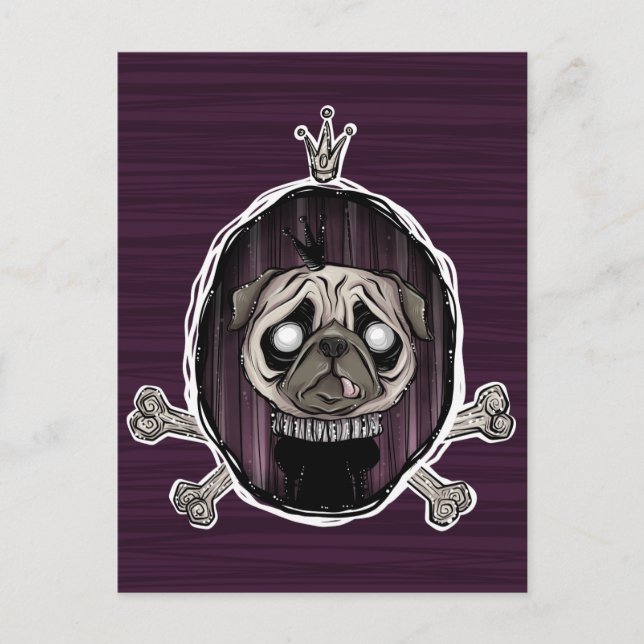 Postal _agredido por la realeza (Anverso)