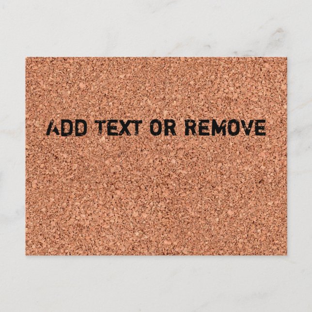 Postal Agrega tu propio texto o ninguno en el tablero de  (Anverso)