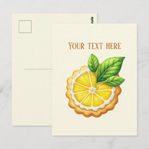 Postal agregar mensaje nombre de negocio panadería gallet