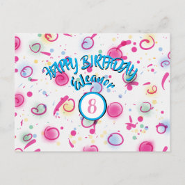 POSTAL AGREGAR NOMBRE Y AÑO PERSONALIZAR EN EL FELIZ CUMP