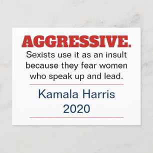 Postal Agresivo Pro-Kamala Harris 2020