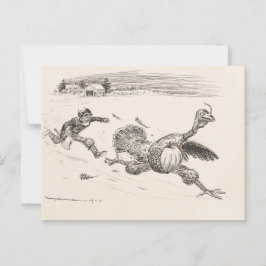 Postal Agricultor persiguiendo a Turquía - William Walker