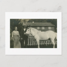 Postal Agricultores noruegos de fotos antiguas reales