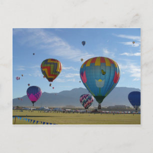 Postal Agrupación de globos