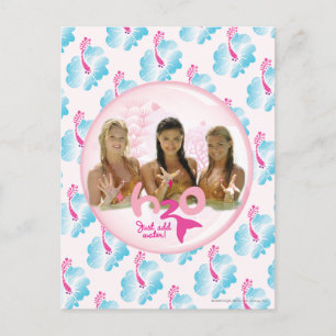 Postal Agrupar en burbuja rosa