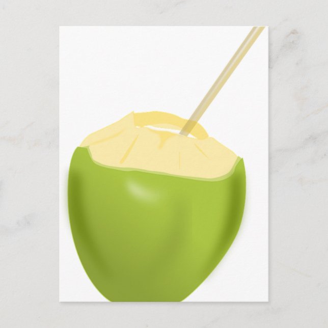 Postal Agua de coco (Anverso)