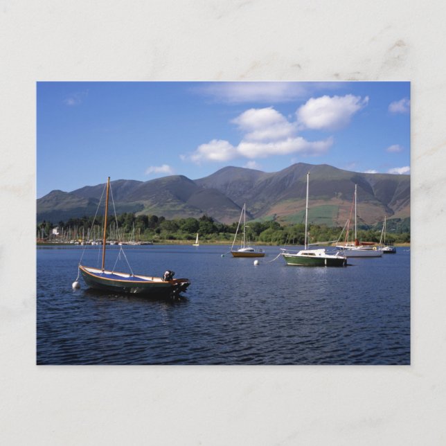 Postal Agua de Derwent y Skiddaw (Anverso)