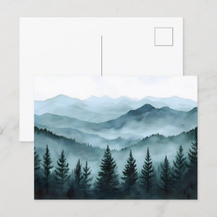 Postal Agua de la Cordillera Misty