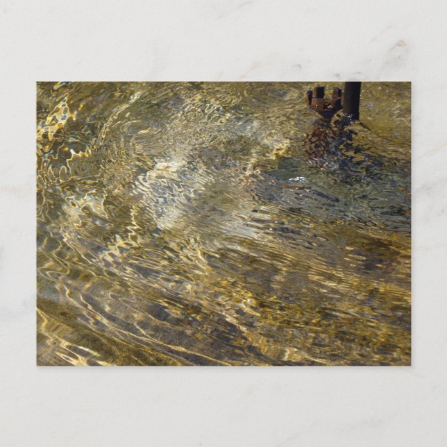 Postal Agua de la fuente dorada (Anverso)