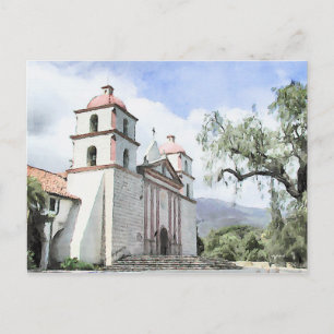 Postal Agua de la Misión de Santa Bárbara