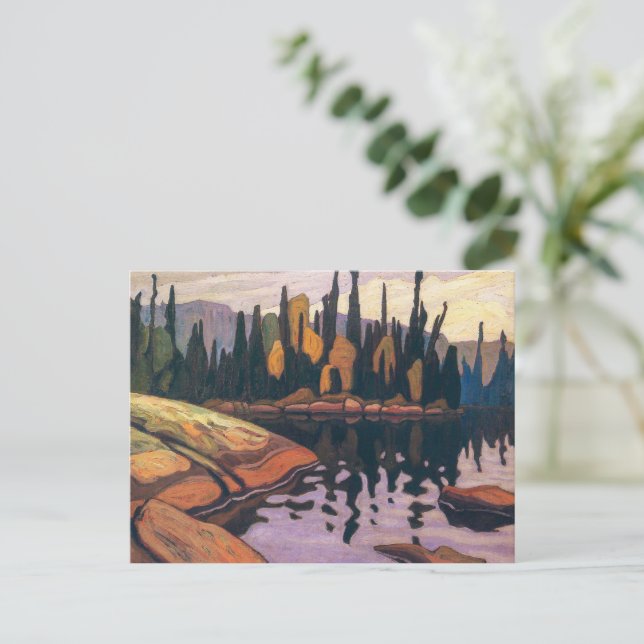 Postal Agua deslumbrante | Lawren Harris | (Anverso de pie)