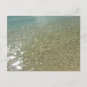 Postal Agua en la Playa I Fotografía de Naturaleza Abstra