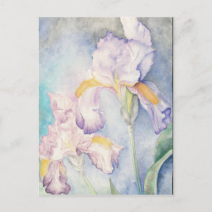Postal Agua floral de irlandeses más suaves