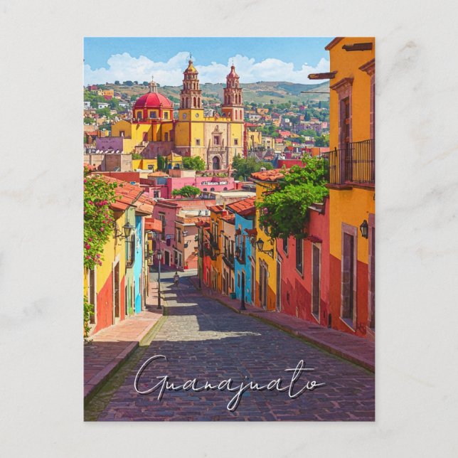 Postal Agua Guanajuato México (Anverso)