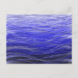 Postal Agua Índigo flotante - Postcard