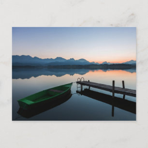 Postal Agua Lago Hopfen Alpes bávaros Alemania